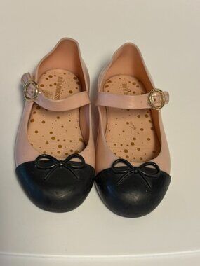 Mini Melissa Sweet Love Cap Toe flats Sz 10